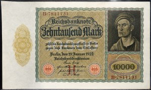 Germania, 10000 marco 1922