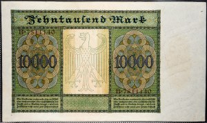 Německo, 10000 marek 1922