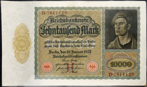Nemecko, 10000 mariek 1922