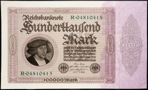 Allemagne, 100000 Mark 1923
