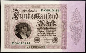 Nemecko, 100000 mariek 1923