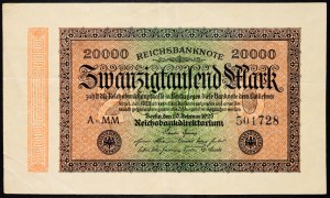 Allemagne, 20000 Mark 1923