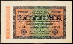 Allemagne, 20000 Mark 1923