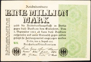 Allemagne, 1000000 Mark 1923
