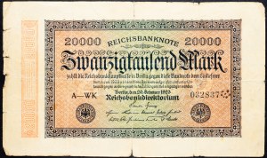 Deutschland, 20000 Mark 1923