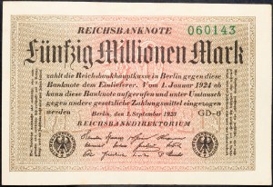 Nemecko, 50000000 Mark 1923