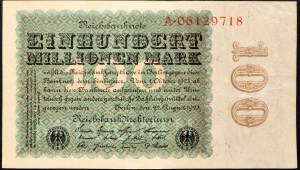 Nemecko, 100 mariek 1923