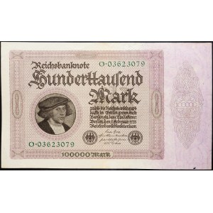 Germany, 100000 Mark 1923