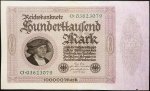 Německo, 100000 marek 1923