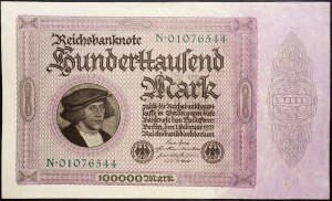 Germany, 100000 Mark 1923