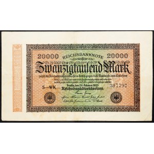 Germany, 20000 Mark 1923