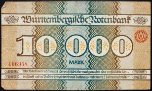 Německo, 10000 marek 1923