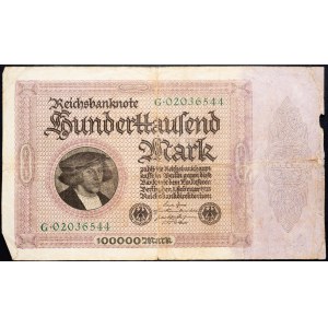 Germany, 100000 Mark 1923