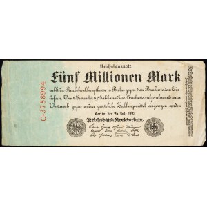 Germany, 5000000 Mark 1923