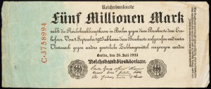 Germany, 5000000 Mark 1923