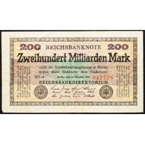 Germany, 200 Mark 1923