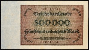 Nemecko, 500000 mariek 1925