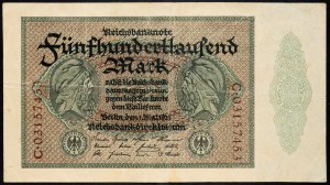 Nemecko, 500000 mariek 1925