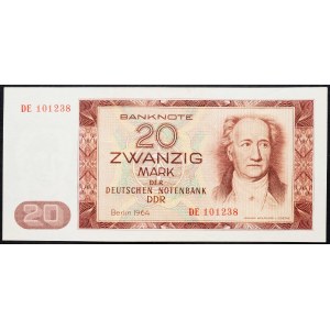 Germany, 20 Mark 1964