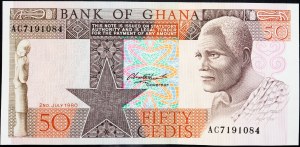 Ghana, 50 cedisů 1980