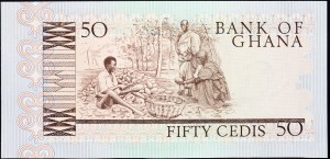 Ghana, 50 cedisů 1980