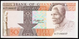 Ghana, 50 cedisů 1980