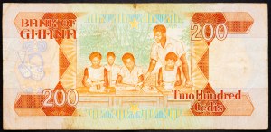 Ghana, 200 Cedis 1989