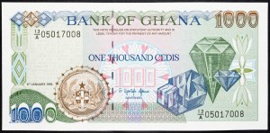 Ghana, 1000 cedisů 1995