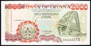 Ghana, 2000 Cedis 1996