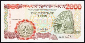 Ghana, 2000 Cedis 1996