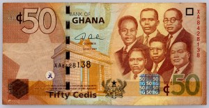 Ghana, 50 cedisů 2007