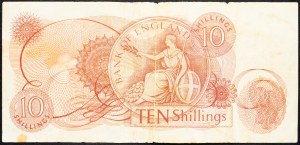 Velká Británie, 10 šilinků 1962-1966
