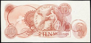 Großbritannien, 10 Schilling 1961-1970