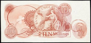 Veľká Británia, 10 šilingov 1961-1970