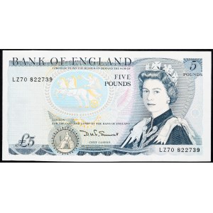 Großbritannien, 5 Pfund 1980-1987