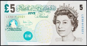 Großbritannien, 5 Pfund 2002