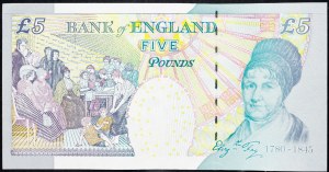 Wielka Brytania, 5 funtów 2002