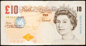 Wielka Brytania, 10 funtów 2004-2011