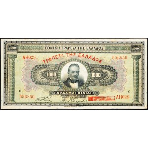 Griechenland, 1000 Drachmen 1926