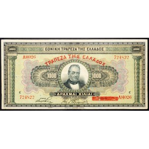 Griechenland, 1000 Drachmen 1926