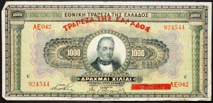 Grecia, 1000 dracme 1926