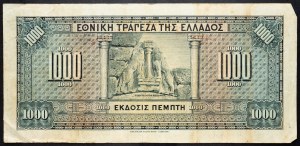 Greece, 1000 Drachmai 1926
