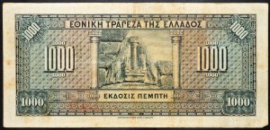 Grecja, 1000 drachm 1926