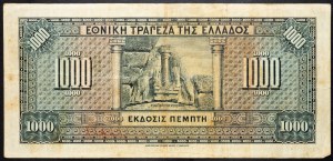 Grecia, 1000 dracme 1926