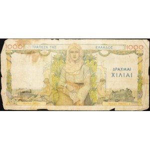Greece, 1000 Drachmai 1935