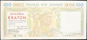 Řecko, 100 drachmai 1935