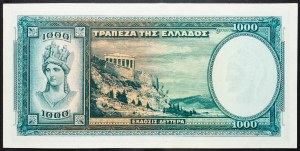 Řecko, 1000 drachmai 1939