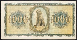 Grecia, 1000 dracme 1942