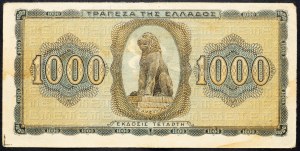 Grèce, 1000 Drachmai 1942