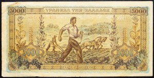Grécko, 5000 drachiem 1942